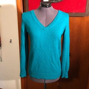 Teal V-Neck sweater